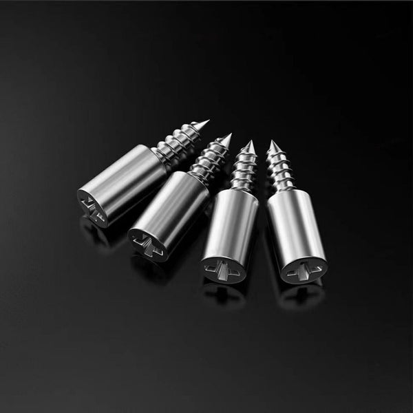 12PCS Shelf Pins Sturdy Metal Shelf Bracket  Screws Pegs with Self-tapping Screw