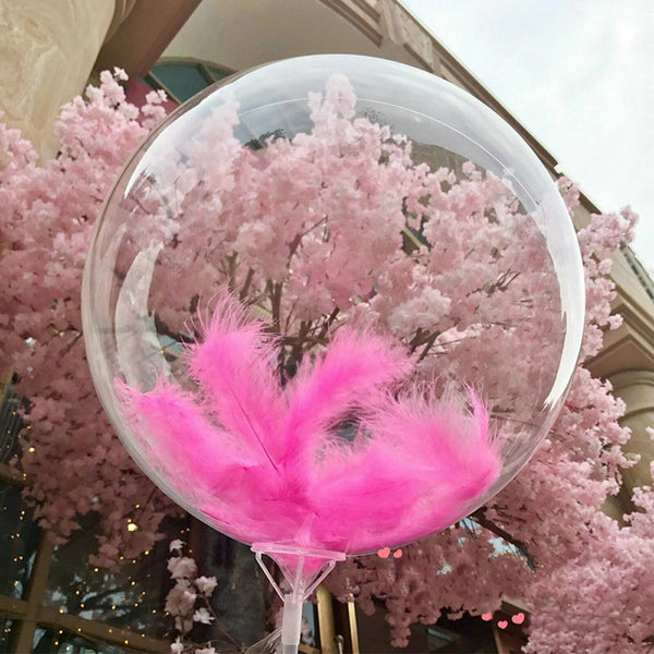 24cm Clear Large Roubd BOBO Bubble Balloons Transparent Wedding Party Decoration