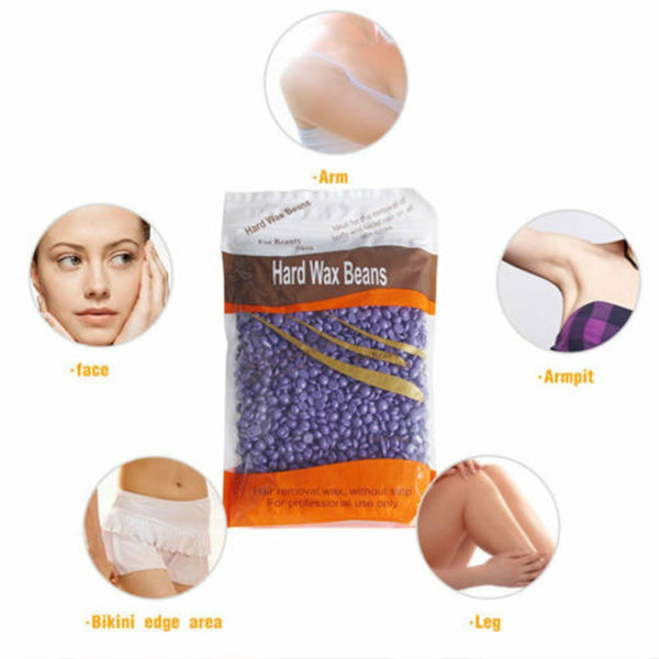 Hard Wax Beans Brazilian Waxing Beads Peel Off Depilatory Bikini Hair Removal AU