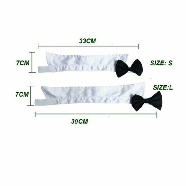 Neck tie Cat Dog Black and White Tuxedo Bow Tie Party Pet Wedding AU