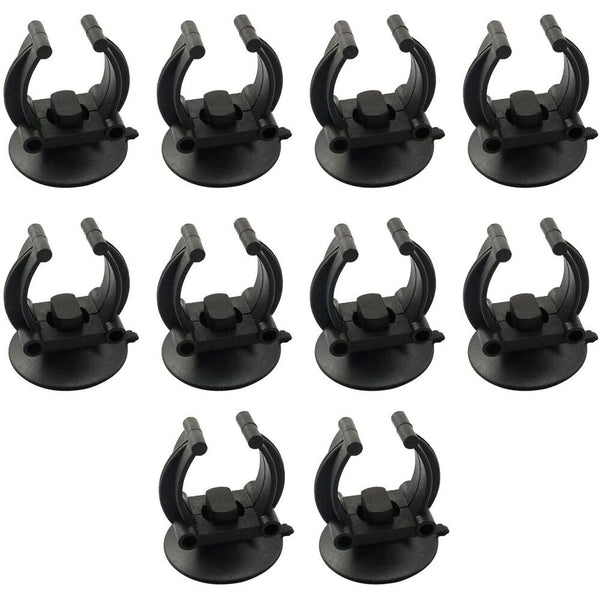 10-50PCS Heater Suction Cups Sucker Clips Holder Fish Tank Aquarium Black AU