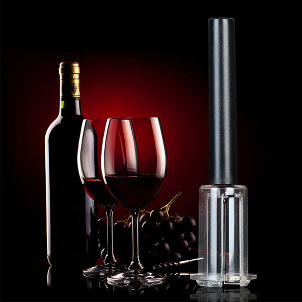 Bottle Opener Tool Red Popper Wine Pump Pressure Remover Corkscrew Air Cork Out
