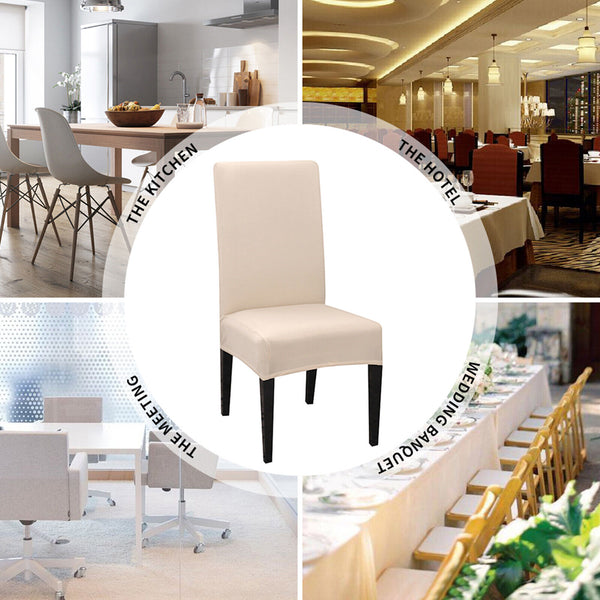50PCS Dining Chair Covers Spandex Cover Stretch Washable Wedding Banquet Party