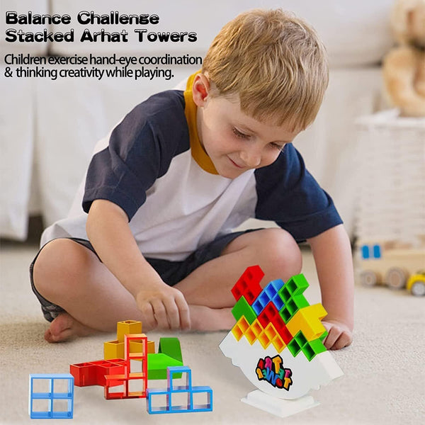 Tetra Tower Balance Stacking Blocks Game Team Toys Gifts Kids Adults AU