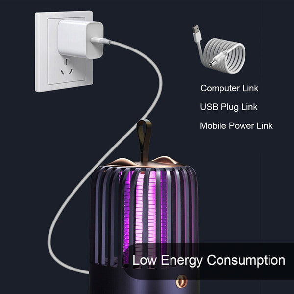 Bug Zapper Insect Catcher Trap Fly Electric Mozzie LED UV Mosquito Killer Lamp