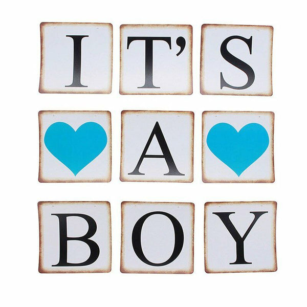 UP TO 2Set Gender Reveal Jumbo Baby Shower Balloon Confetti He or She Pop To See