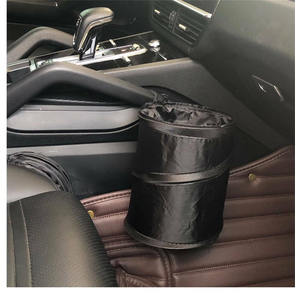 Auto Car Rubbish Bin Holder Foldable Pop-Up Waterproof Bag Waste Basket Portable