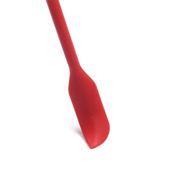 4x Silicone Mini Spatula Jar Scraper Scoop Tip Long Spatula Cosmetic Bottle B8A3