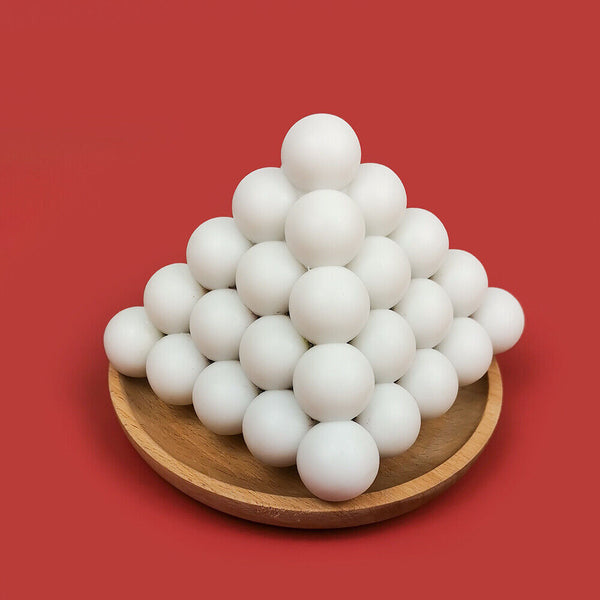 2PCS Soy Non-Stick Spherical Silicone Pyramid Candle Mold DIY Plaster Mould Craf