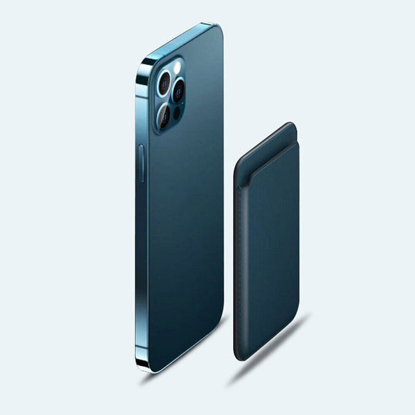 Rack For Magsafe iPhone14 13Pro Max Magnetic Card Holder Pocket Leather WalletAU