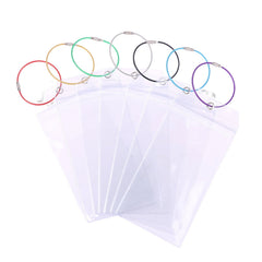 Cruise Ship Luggage Tags Bulk Pack – Clear PVC Holders with Wire Loops