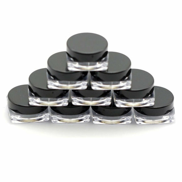 Sample Bottle Cosmetic Makeup Jar Pot Face Cream Lip Balm Containers 3G