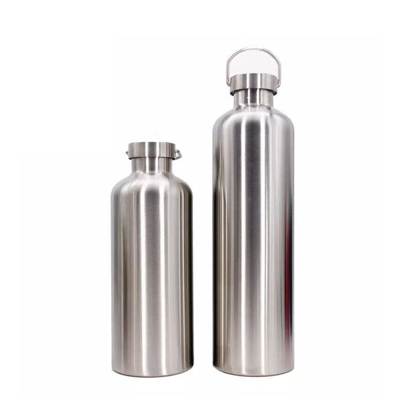 Stainless Steel Water Bottle Motivational Sports Drink Cup Flask