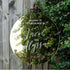 80cm Mirror Gold Round Acrylic Board Wedding Welcome Sign Circle  Baby Shower AU