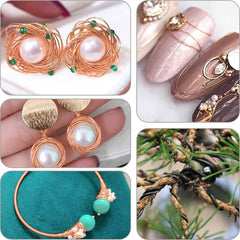 1.5mm Bonsai Training Wire AluminumJewellery Craft PlantsTree Pots Garden