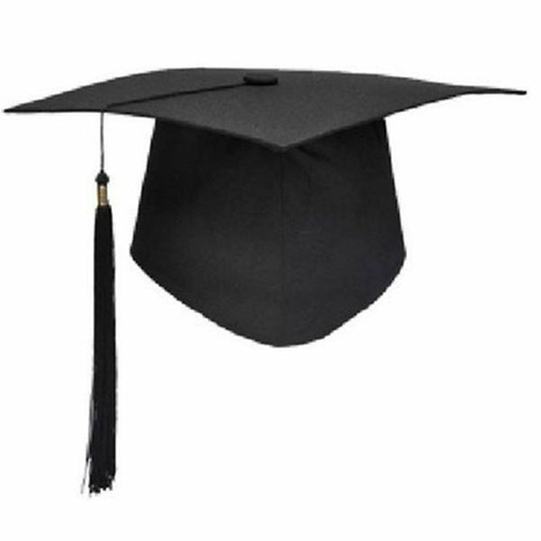 Mortarboard Graduation Hat Academic Cap Black Bachelor Master Chancellor Hat AU