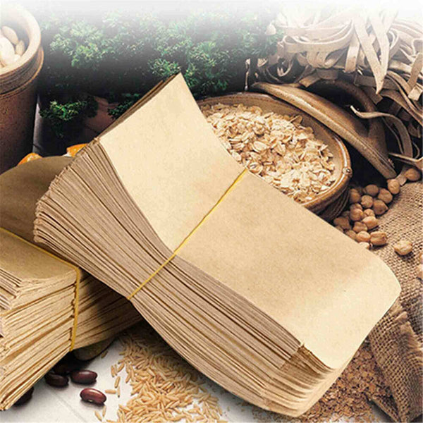 100PCS Mini Kraft Paper Seed Packets Garden Home Storage Bags Envelopes Bags NEW
