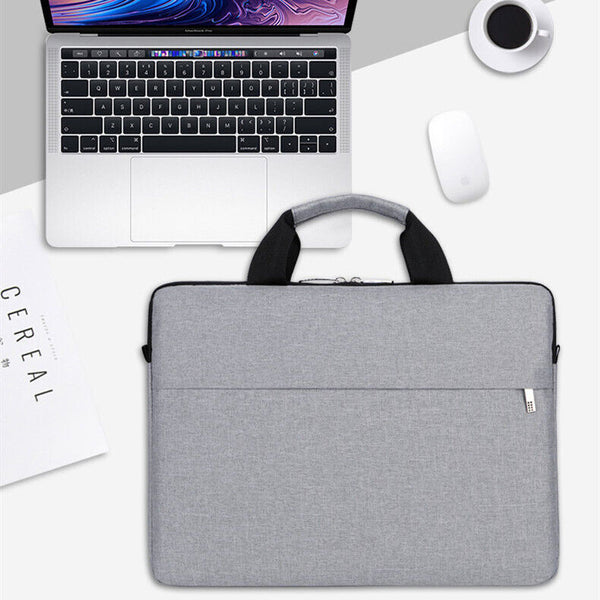 15.6inch Handbag Notebook Cover Laptop Sleeve Case Shoulder Bag Black Grey AUS