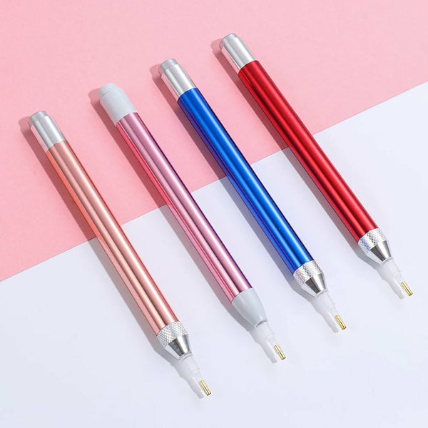 5PCS 5D Diamond Painting Pen Diamond Painting Tool LED Light Point Drill Pen AU