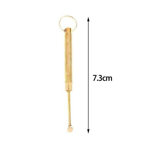 10x Mini Small Keyring EarPick Scoop Bump Spoon Portable Ear Wax Removal Tool AU
