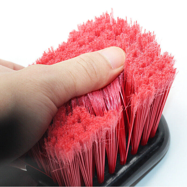 1/2X Auto Detailing Tire Cleaner Motorcycle Cleaning with Handle Car Wheel Brush - Lets Party