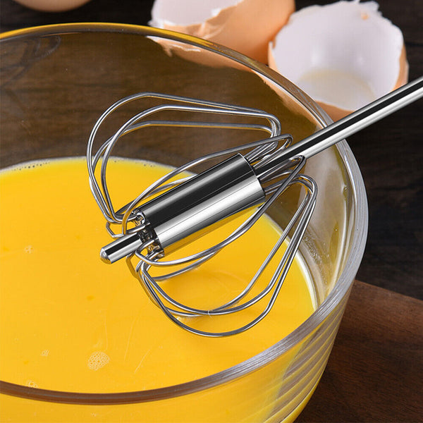 Stainless Steel Whisk Mixer Balloon AZ Tool  Semi-automatic Egg Milk Beater