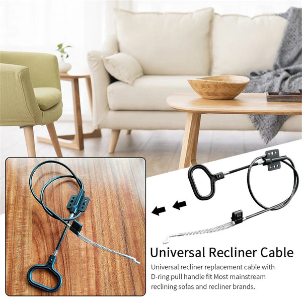 D-Style Recliner Handle Lever Replacement Cable Sofa Release Chair Couch Lounge