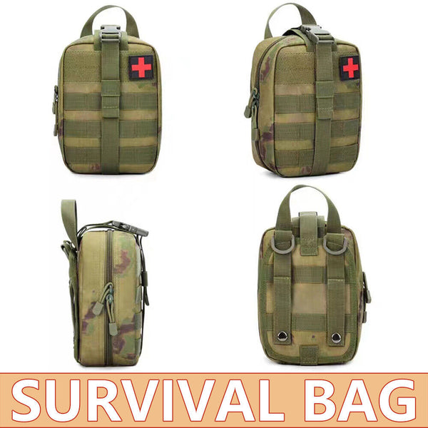First Aid Kit Tactical Molle Medical Pouch Outdoor Emergency Survival Bag Pack