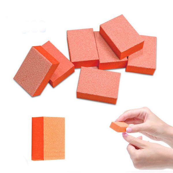 10-90Pcs Nail File Buffer Block Sanding Sponge Acrylic Nail Art Buffing Block AU