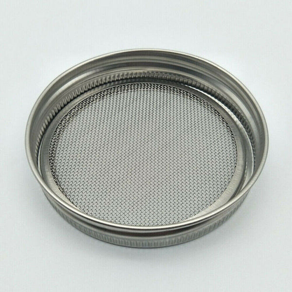 Seed Sprouting Lids Tools Strainer Screen Kits for Wide Mouth Mason Canning Jar