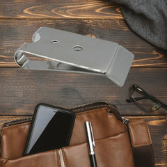 Metal Waist Belt Buckles Holster Sheath Clip Clasp Pocket Wallet Key Hook