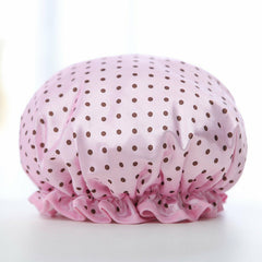 Shower Cap – Double Layer Waterproof Reusable Hair Cap