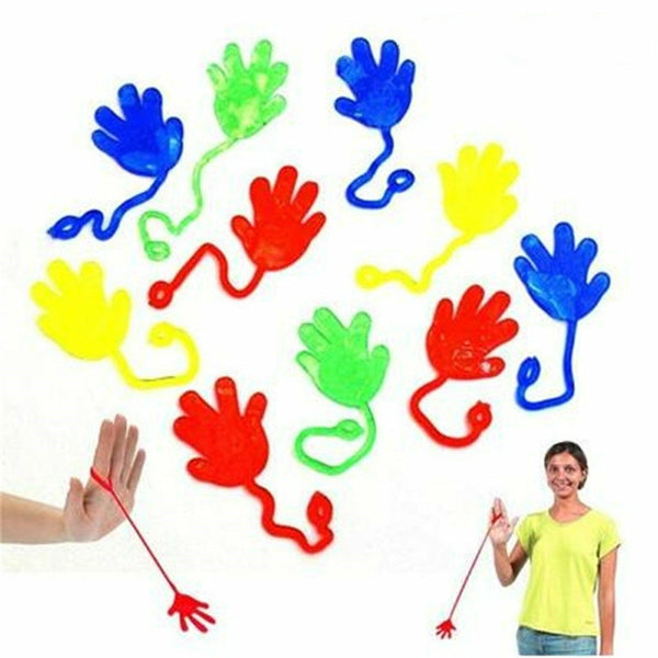 Sticky Hands Stretchy Jelly Kids Toy Party Novelty Gift Stock Filler