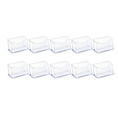 10 X Clear Desktop Business Card Holder Display PMMA Stand Plastic Desk Shelf AU