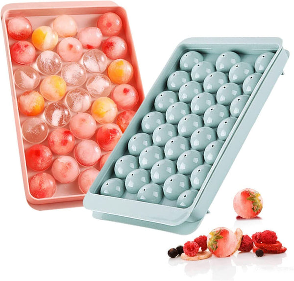 33 Grids Ball Maker Round Ball Sphere Whiskey Ice Cube Mould Tray for Freezer AU