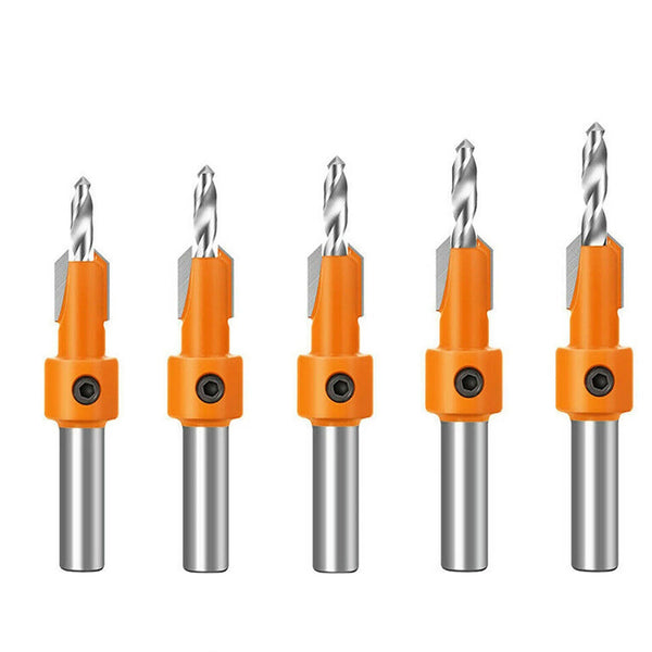 8/10mm Hexagon Shank Countersink Drill Bit Woodworking Screw Wood Hole Drill Bit