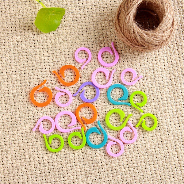 20-80PCS SMALL SIZE ONLY KNITTING CROCHET ROW STITCH MARKERS HOLDERS CONTAINER