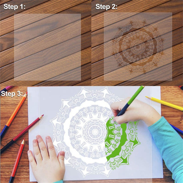 Mylar Stencil Film Sheet 127 micron 5 mil Blank A4 Size Craft Stencils Templates