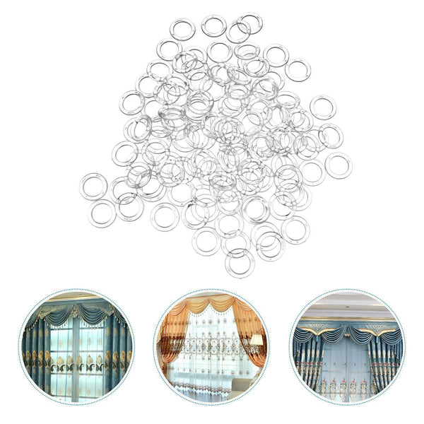 100-500X Curtain Rings Roman Rings Plastic Hanging Rings Curtain Accessories AU