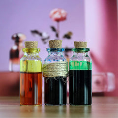 20pcs Mini Glass Vials Container Bottles With Cork Top Mini Wish Bottle Jar 40ml