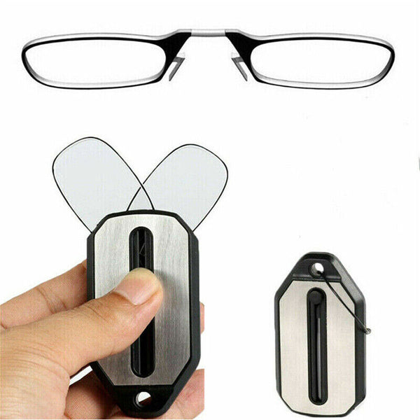 Reading Glasses Flexible Portable Mini Nose Clip Wallet Pocket Phone 1.5 2.0 2.5