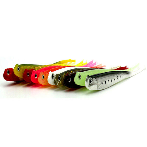 10/20X 13CM Soft Plastic Lures Snapper Jerk Shad Minnow Gulp King Stick Bait 8g
