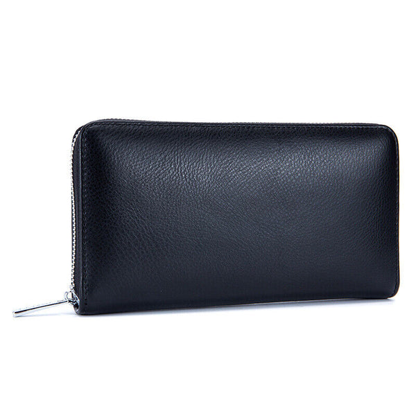 Rfid Leather Antimagnetic Wallet Blocking 36 Slot Credit Card for Women Men Long