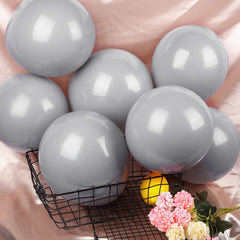 20x Latex Balloons 10inch/25cm Grey Pearl Retro Balloon Party Wedding Birthday