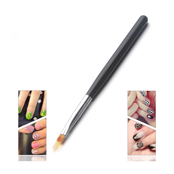 1PC Lace-Brush UV Nail Art Brush Manicure Drawing Tool Art Gel Wooden AU NEW