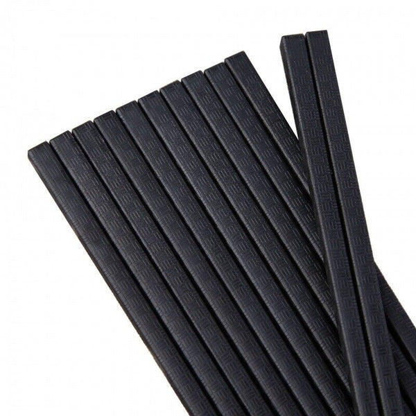 5/10/20 Pairs Alloy Laser Engraving Chopsticks Non-Slip Reusable Sushi Stick AU