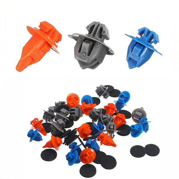 60PCS Front Door Trim Body Moulding Repair Kit Flare Panel Clip For Toyota Prado