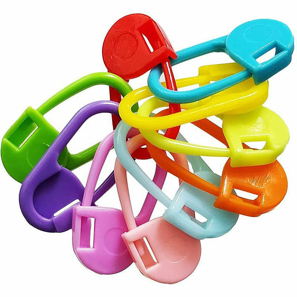 120/240Pcs Knitting Accessories Weave Crochet Locking Stitch Markers Tool AU