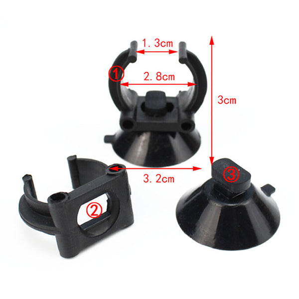 10-50PCS Heater Suction Cups Sucker Clips Holder Fish Tank Aquarium Black AU