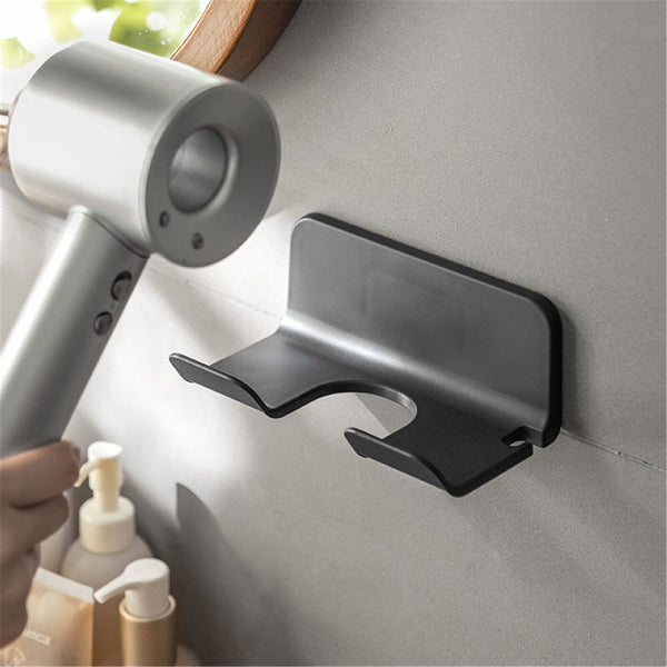 Hair Dryer Wall Mount Bracket Stand Storage Rack For Holder Hair Dryer BLACK AU